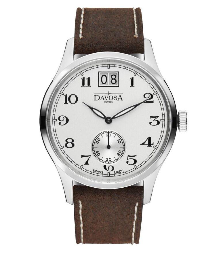 Heritage Big-date 16247816 Men Wrist Watch Genuine Leather, White